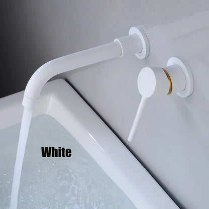 Brass Wall Mounted Bathroom Faucet
