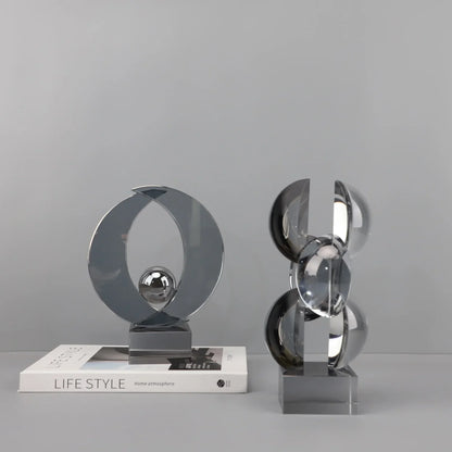 DecorBites™ Geometric Crystal Sculpture Home Decor Figurine