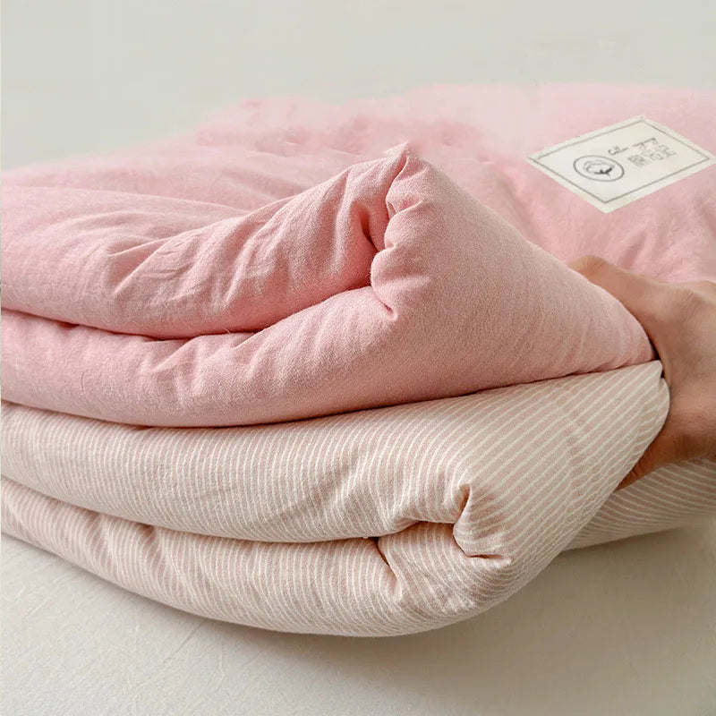 DecorBites™ Cotton Summer Cooling Blanket | Soft Breathable Quilted Quilt
