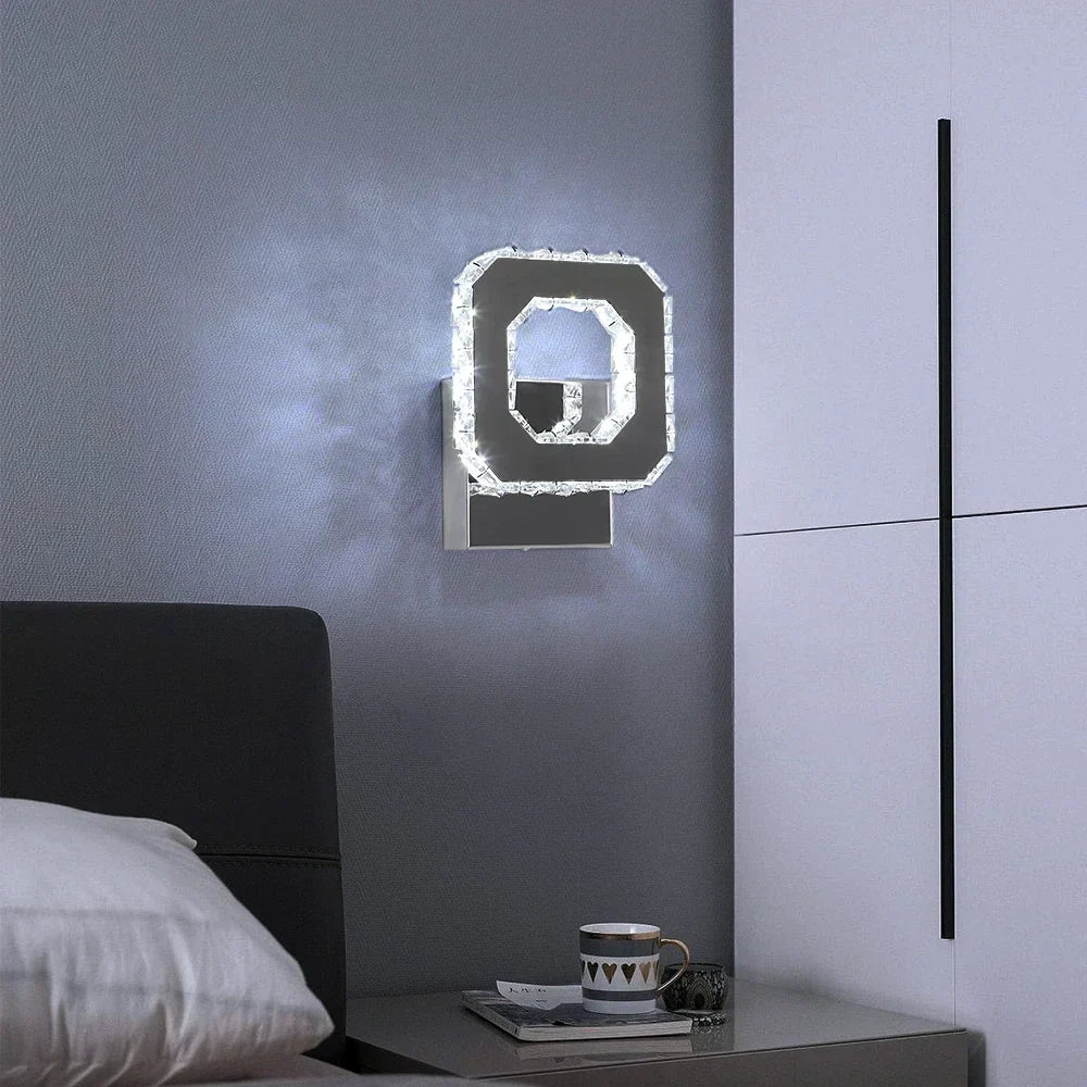 DecorBites™ Crystal LED Wall Light Modern Indoor Lighting for Living Room & Aisle