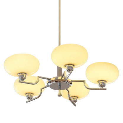 DecorBites™ Glass Ball Pendant Chandelier LED Lamp for Modern French Bedroom