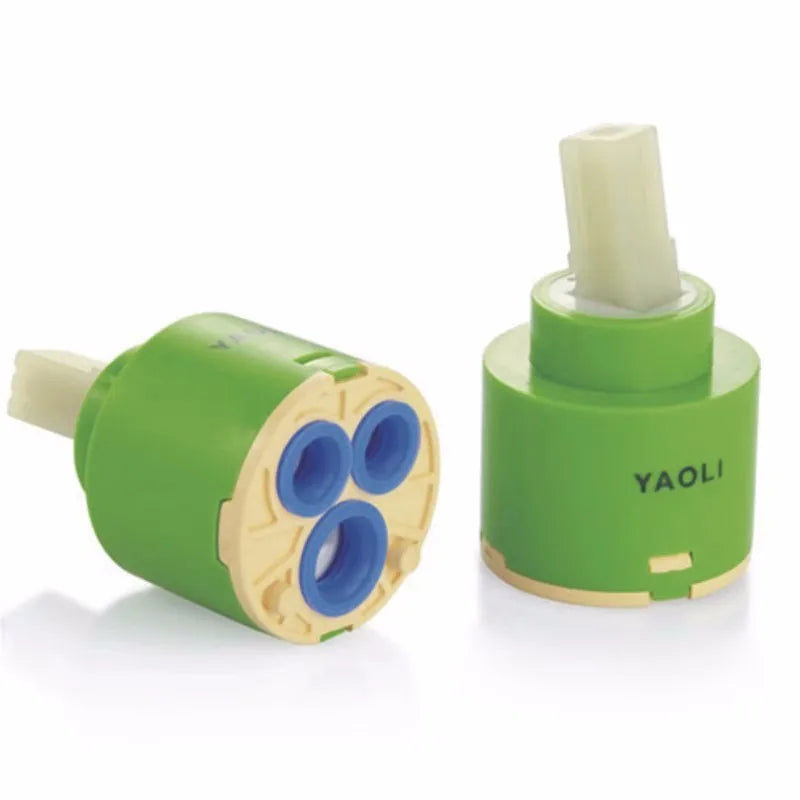 DecorBites™ 3-Year Warranty Ceramic Cartridge for 35mm/40mm Faucet Mixer - High Quality