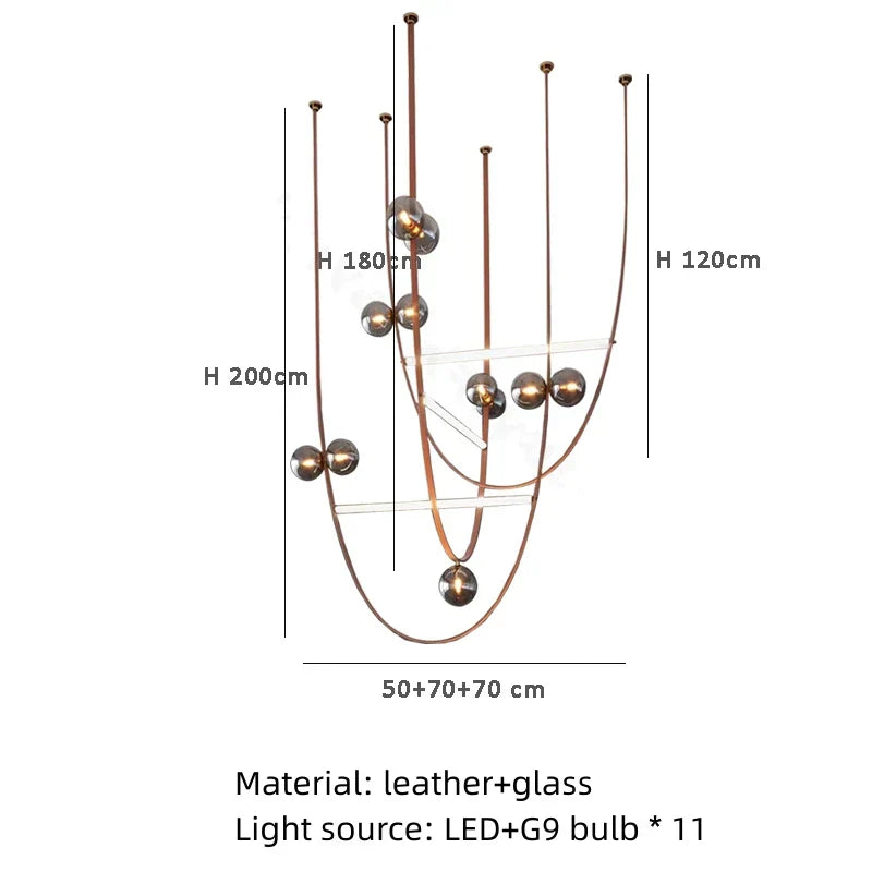 Leather Minimalist LED Lighting