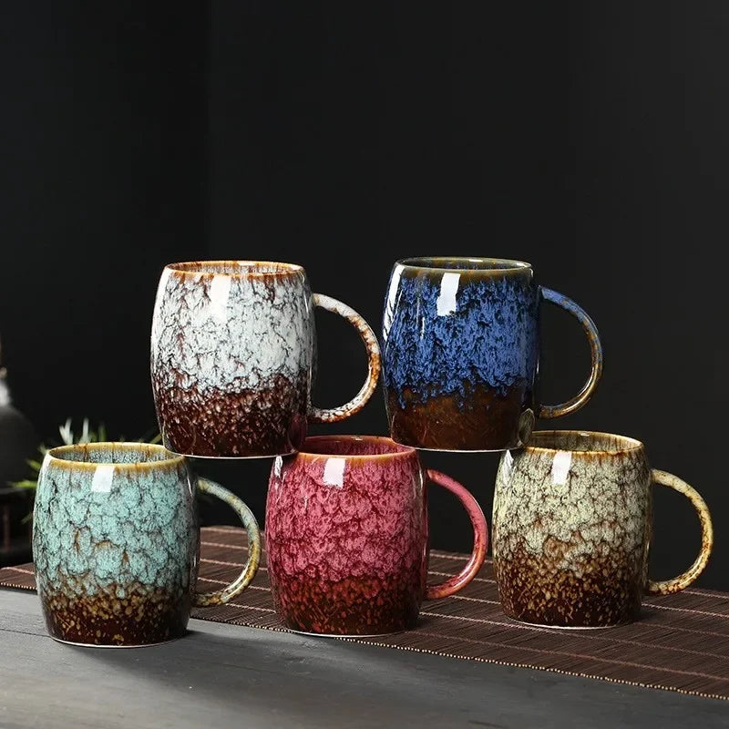 DecorBites™ 480ml Ceramic Mug - Kiln Change Coffee Cup - Porcelain Tea Mugs - Wholesale Drinkware