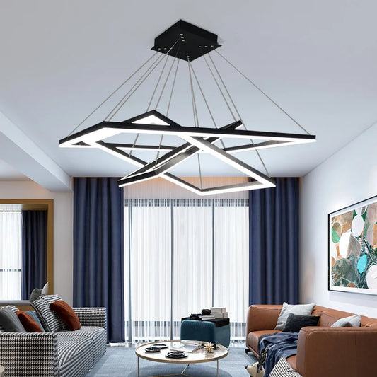 DecorBites™ LED Acrylic Pendant Lights Modern Hanging Lamp for Dining Room Kitchen Loft Decor