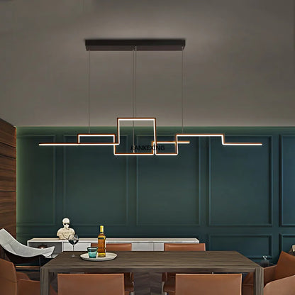 DecorBites™ LED Ceiling Chandelier Dimmable for Dining Room Kitchen Bar Pendant Lamp