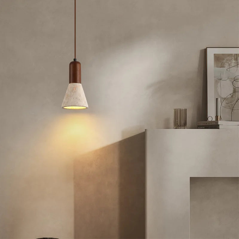 Travertine Wabi Sabi Lamp