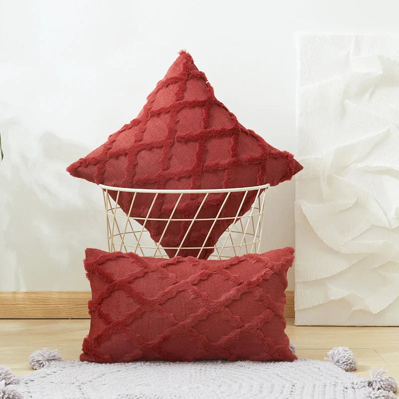 DecorBites™ Diamond Embroidery Cushion Cover for Modern Home Decor