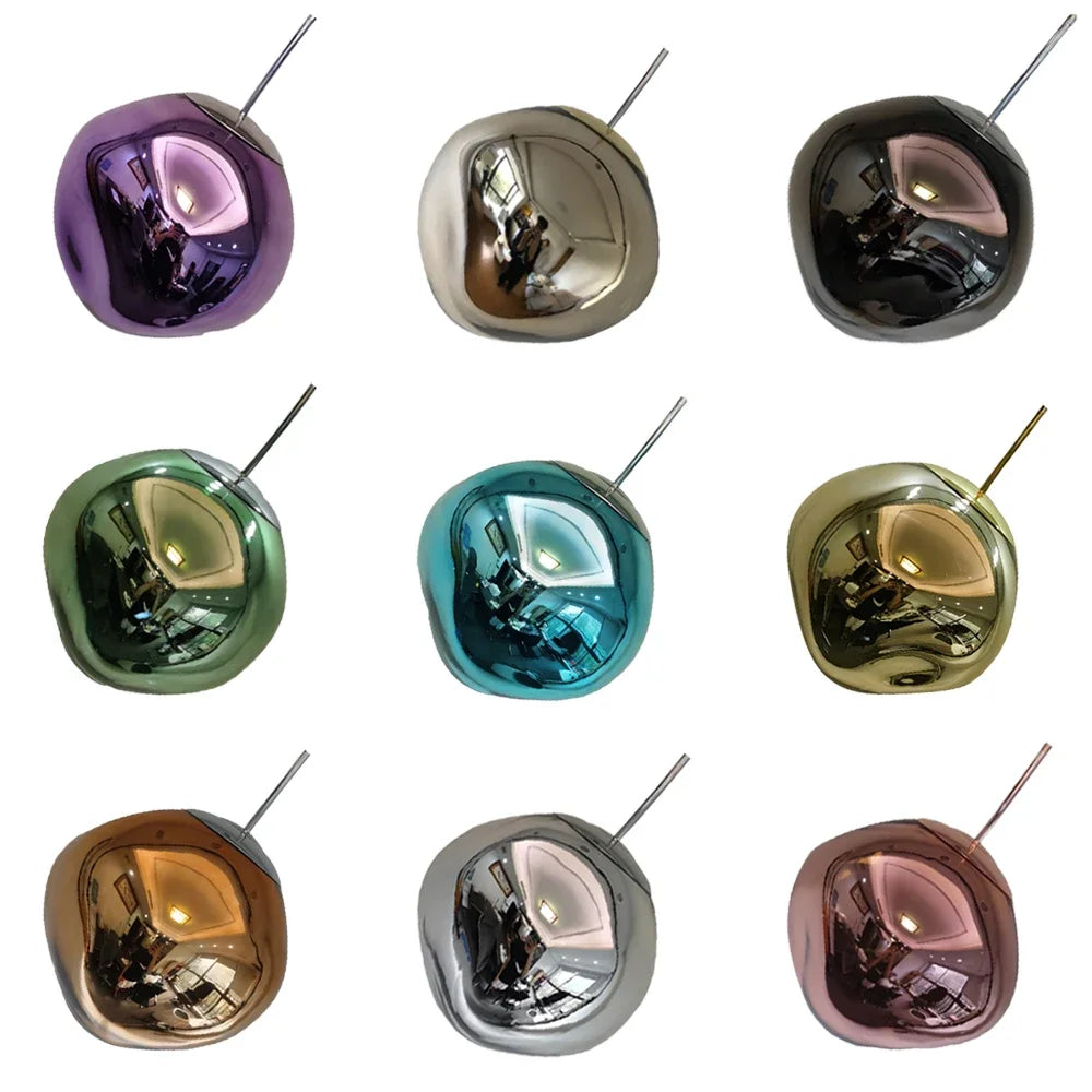 Glass Lava LED Pendant Light