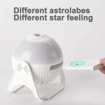 DecorBites™ Galaxy Night Light Projector: 360° Adjustable Star Sky Lamp for Bedroom, Kids' Gift