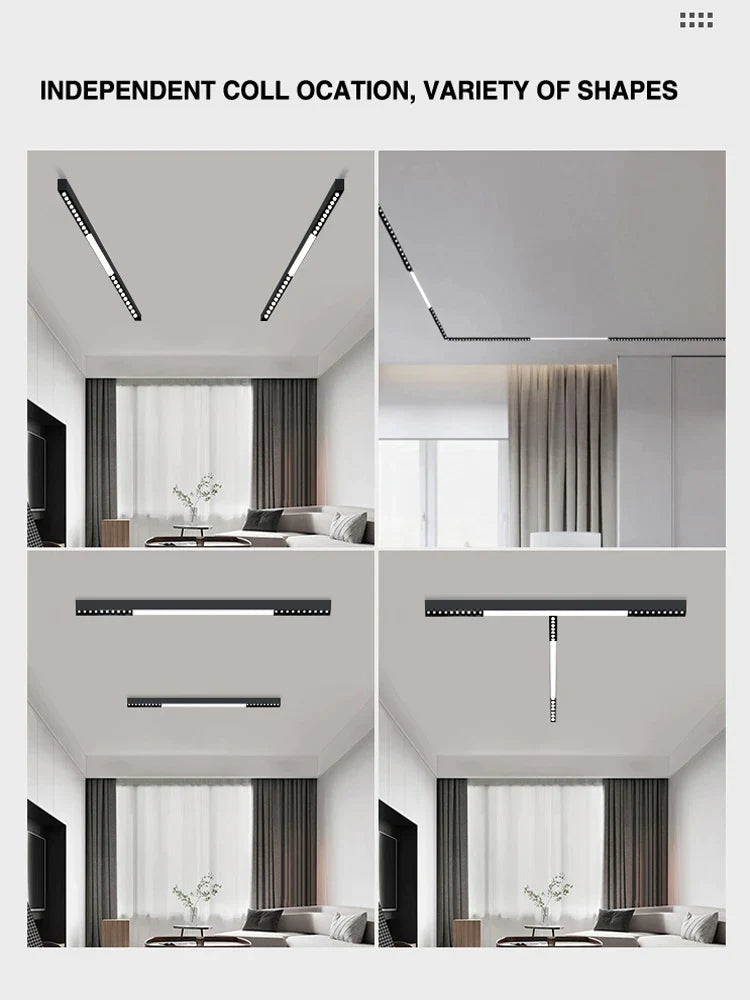 DecorBites™ LED Linear Ceiling Lamp for Living Room, Dining Room, Bedroom - Minimalist Design