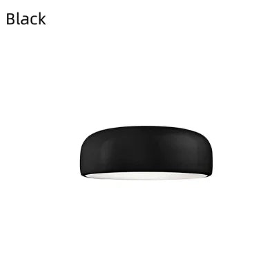DecorBites™ Glossy Black Round Pendant Light for Dining Room, Modern Nordic Hanging Lamp