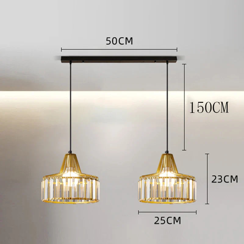 DecorBites™ LED Pendant Chandelier for Stylish Indoor Bedroom Decor