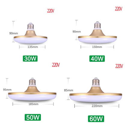 DecorBites™ LED UFO Ceiling Lamp E27 Bulb Super Bright Indoor Lighting for Living Room