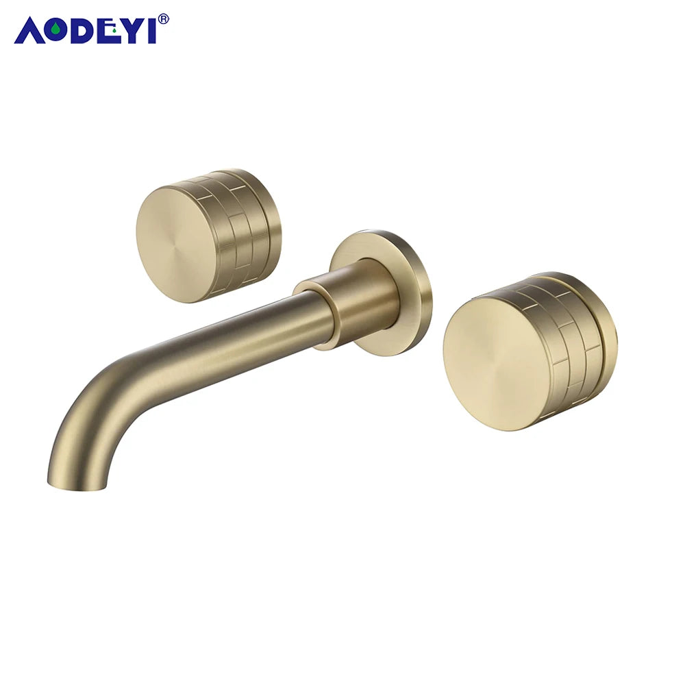 Black Wall Mounted Bathroom Faucet