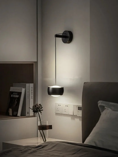 DecorBites™ Copper Adjustable Wall Lamp for Bedroom LED Reading Light