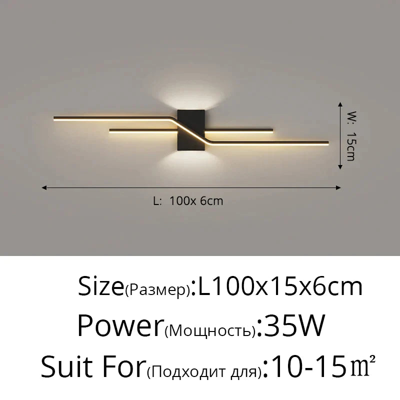 DecorBites™ LED Wall Lamp: Modern Design for Aisle, Bedroom, Closets. Ideal Indoor Lighting Solution.