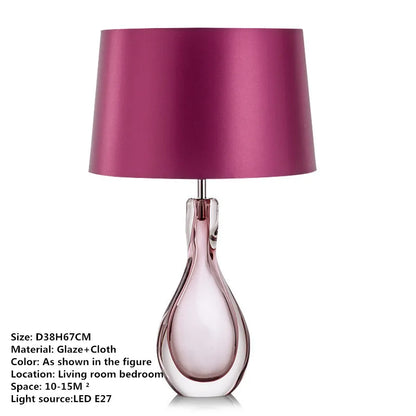 DecorBites™ Glaze Table Lamp - Nordic Modern Design for Living Room, Bedroom, Hotel