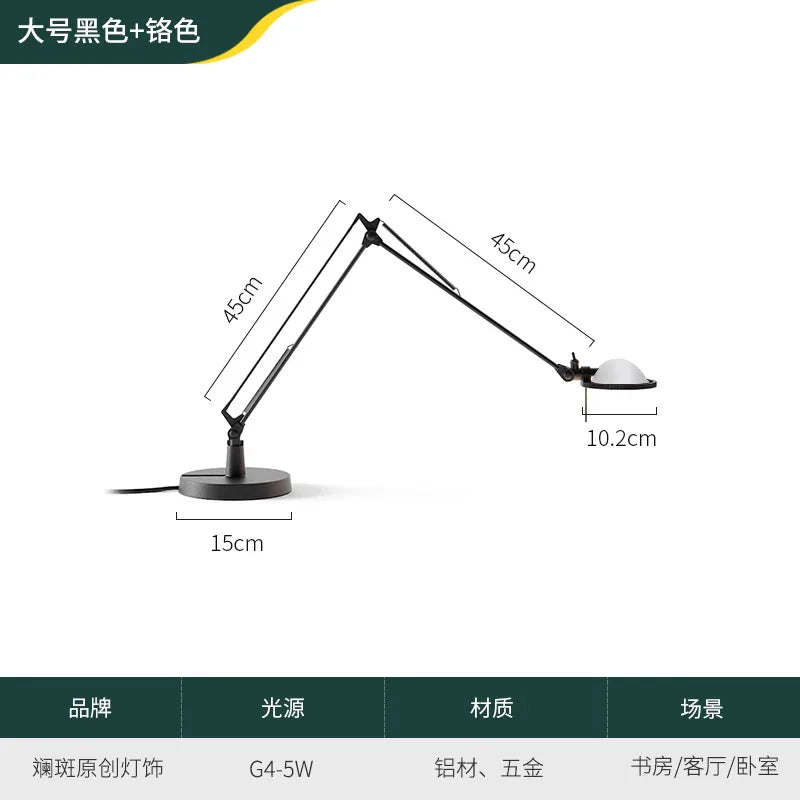 DecorBites™ Adjustable LED Desk Lamp for Home, Studio, Study, Bedroom, Cafe