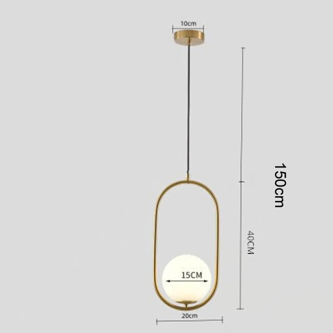 DecorBites™ Glass LED Pendant Lights Indoor