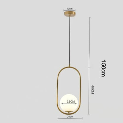 DecorBites™ Glass LED Pendant Lights Indoor