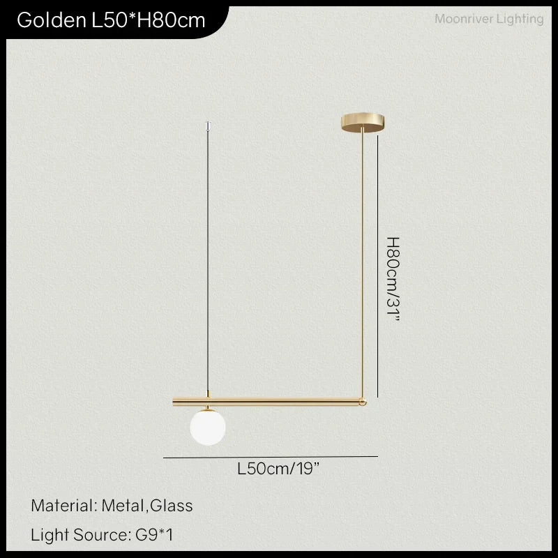 Minimalist Linear Pendant Light