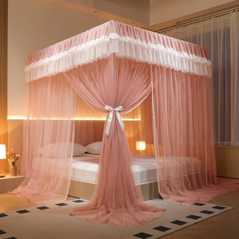 Color Block Canopy Bed