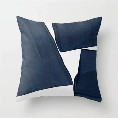 DecorBites™ Geometric Heart Round Cushion Cover for Home Decor
