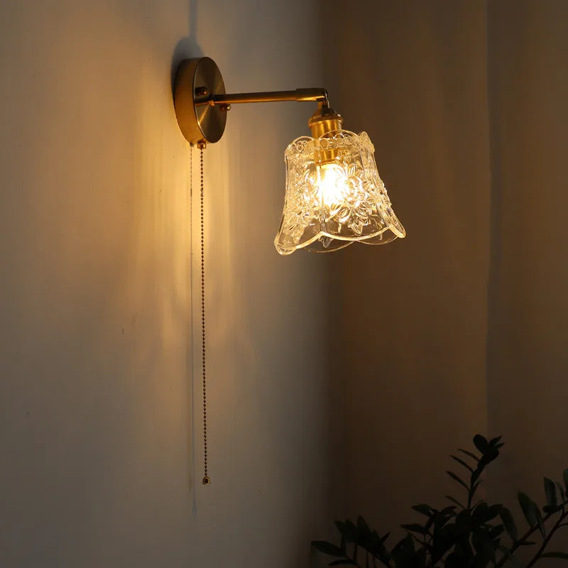 DecorBites™ LED Wall Lamps: Nordic Modern Design with Pull Chain Switch for Bedroom, Restaurant, Bathroom