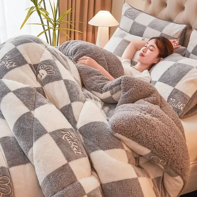 Wool Blanket Thick Warm Winter