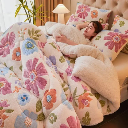 Wool Blanket Thick Warm Winter