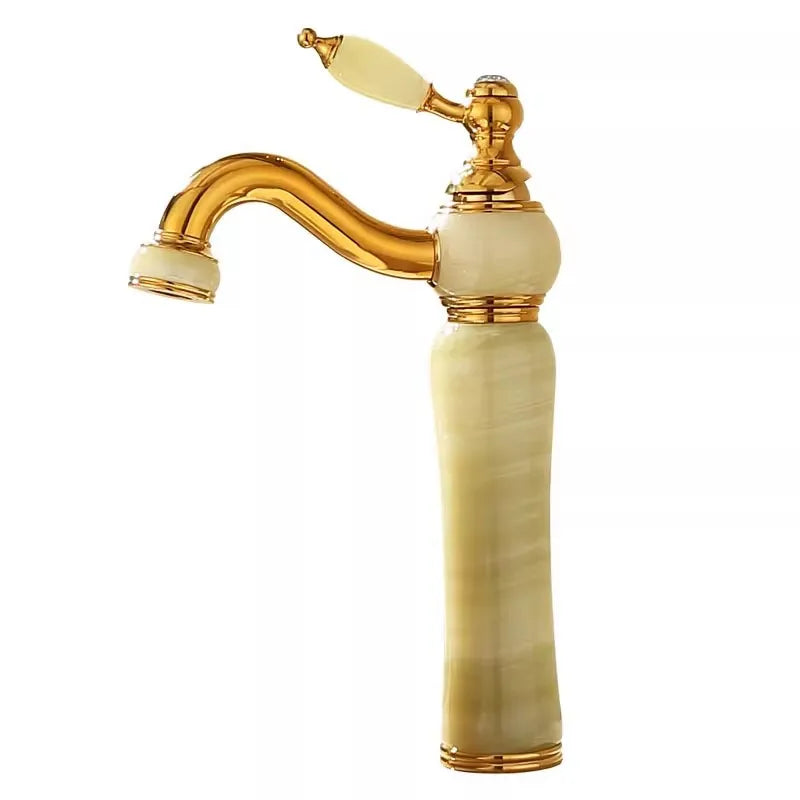Gold Jade Brass Faucet