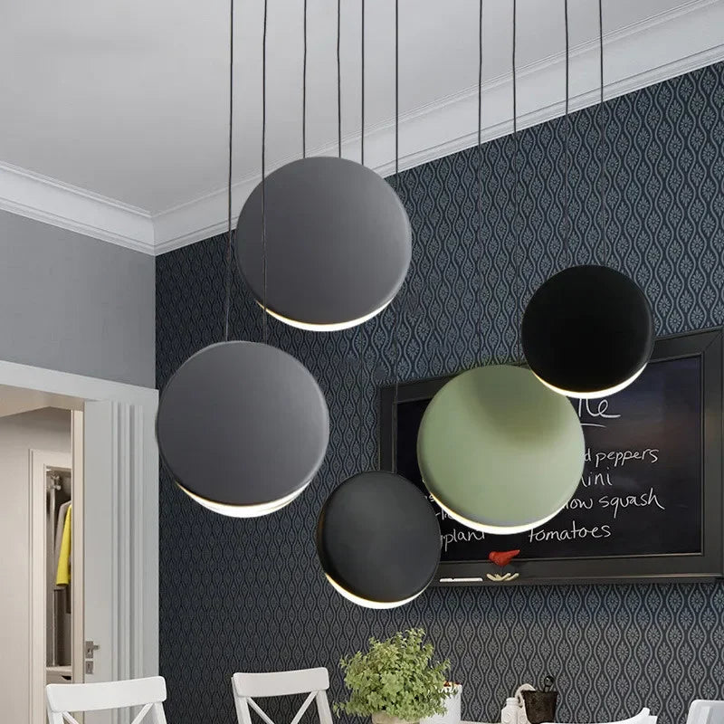 DecorBites™ Crescent Moon Chandelier for Dining Room, Coffee Shop, Kitchen Island, and Bar