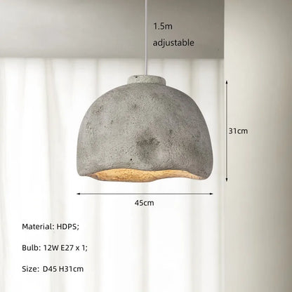DecorBites™ Japanese Style Resin Pendant Lights for Home Decor and Lighting Needs