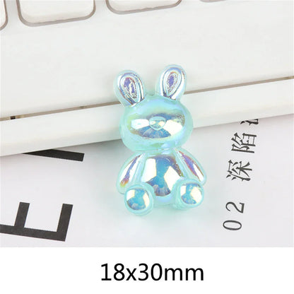 DecorBites™ Kawaii Rabbit Resin Cabochon for Scrapbooking and DIY Crafts