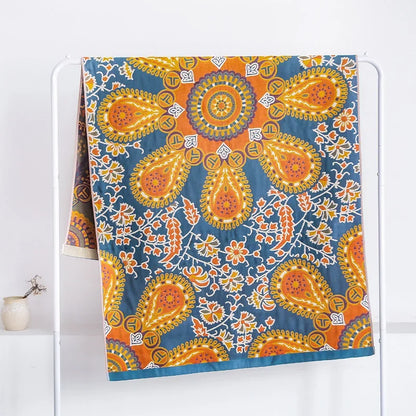 DecorBites™ Gauze Flower Bath Towel 80x160cm - Quick-Drying & Absorbent
