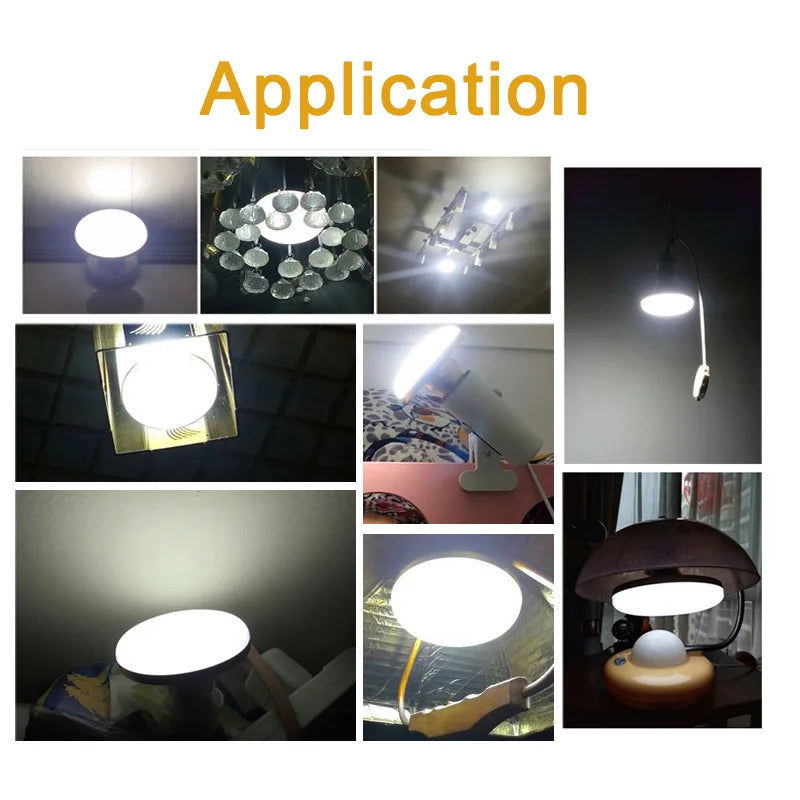 DecorBites™ LED UFO Ceiling Lamp E27 Bulb Super Bright Indoor Lighting for Living Room