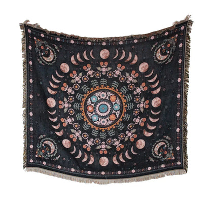DecorBites™ Geo Tassel Picnic Mat & Sofa Cover