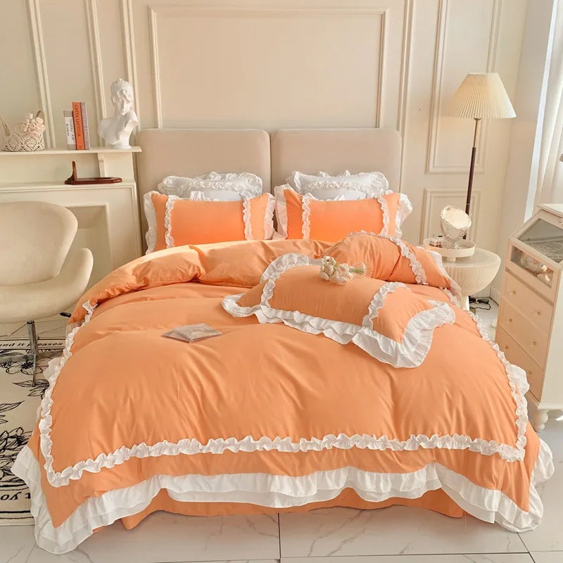 Washed Cotton Bed Set