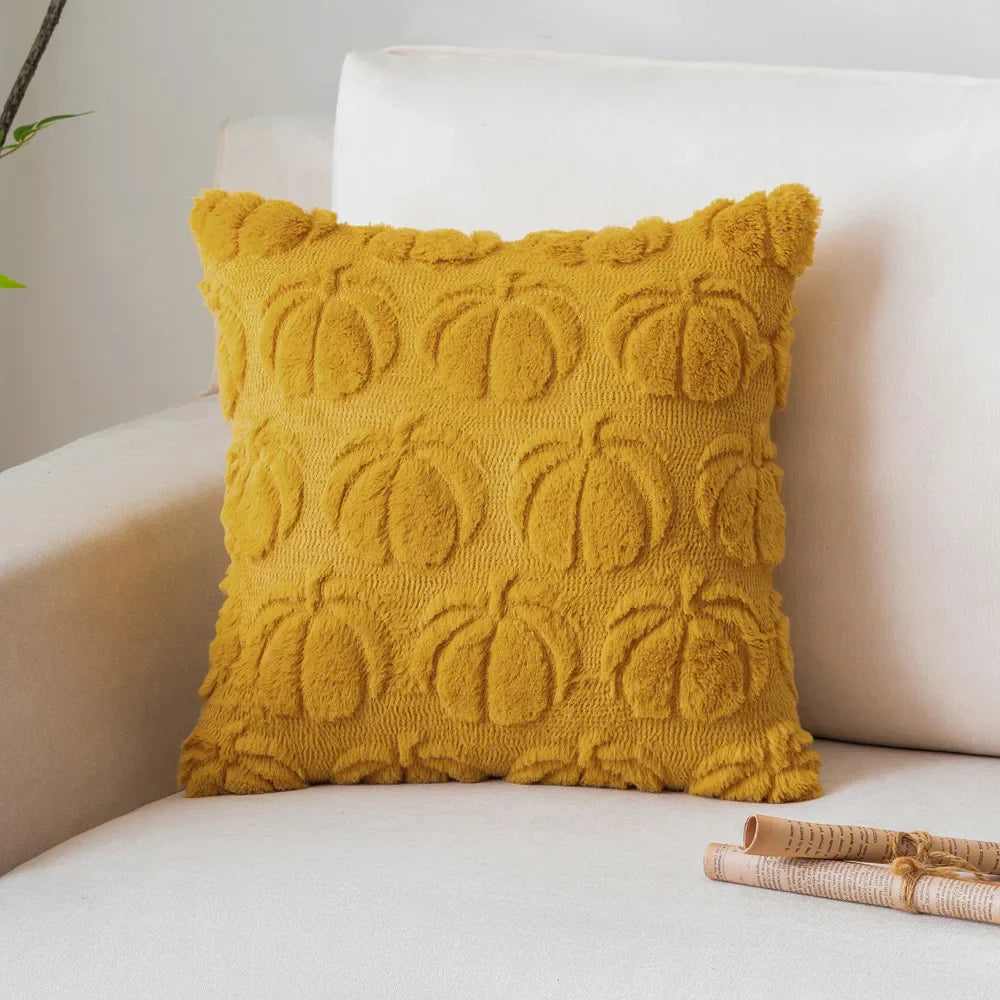 Plush Halloween Cushion Cover