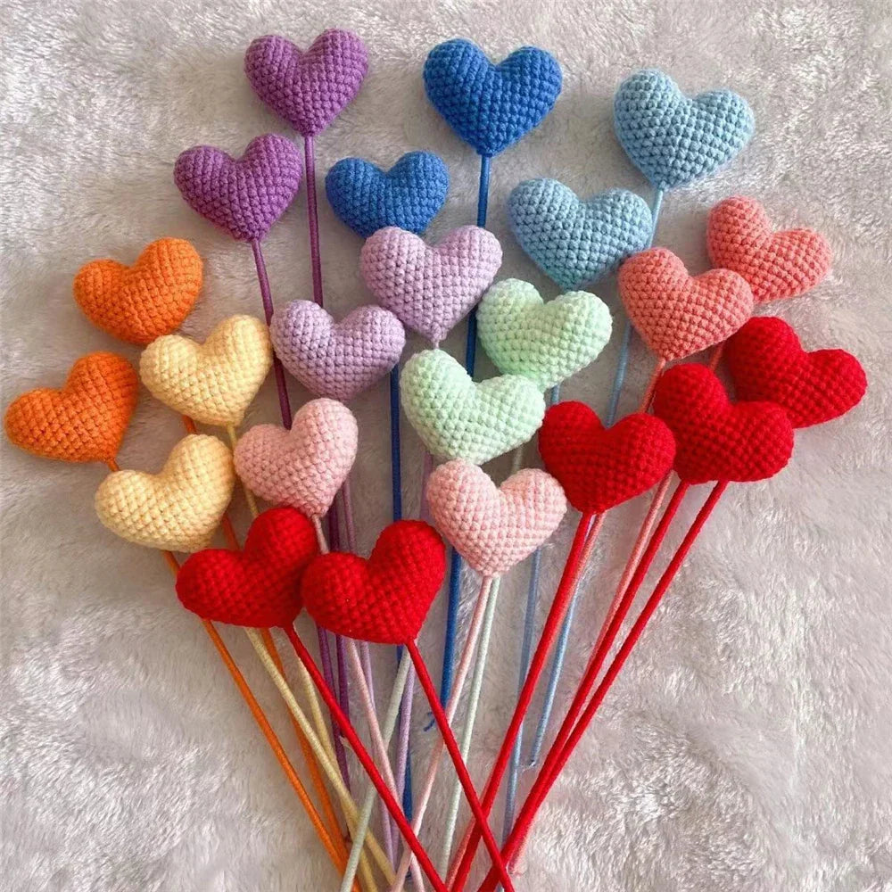 Cotton Crochet Flower Bouquet