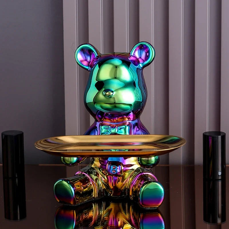Ceramic Bear Figurine Set
