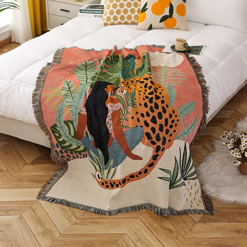 Gothic Cotton Throw Blanket