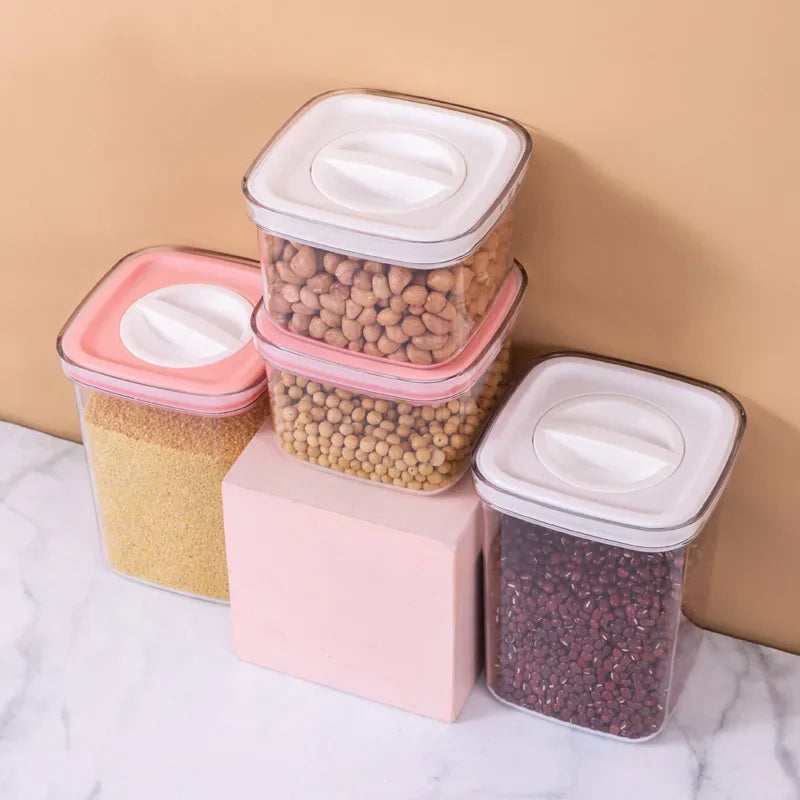Clear Storage Jar Set