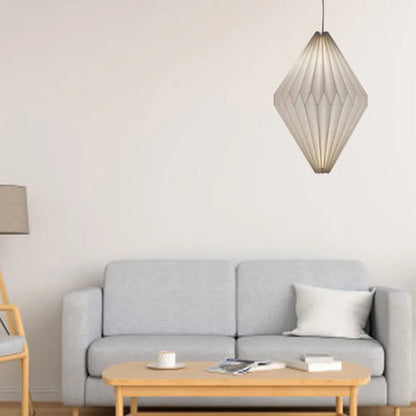 Nordic White Origami Paper Pendant Lamp Shade