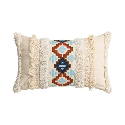 DecorBites™ Geometric Embroidered Cushion Cover - 45x45cm/30x50cm - Ethnical Pattern