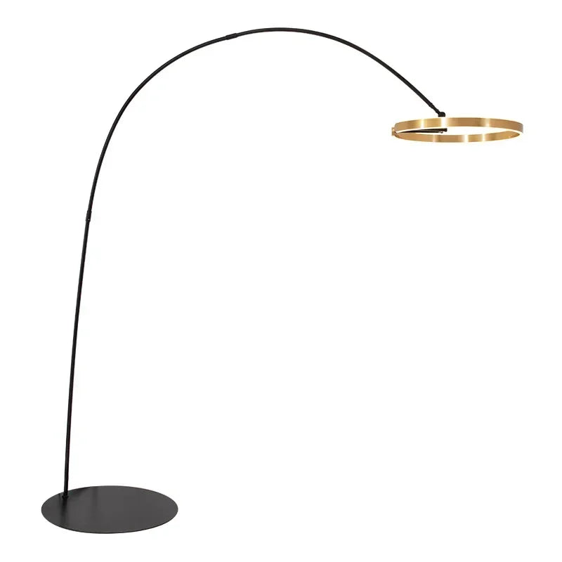 Copper Black LED Floor Lamp