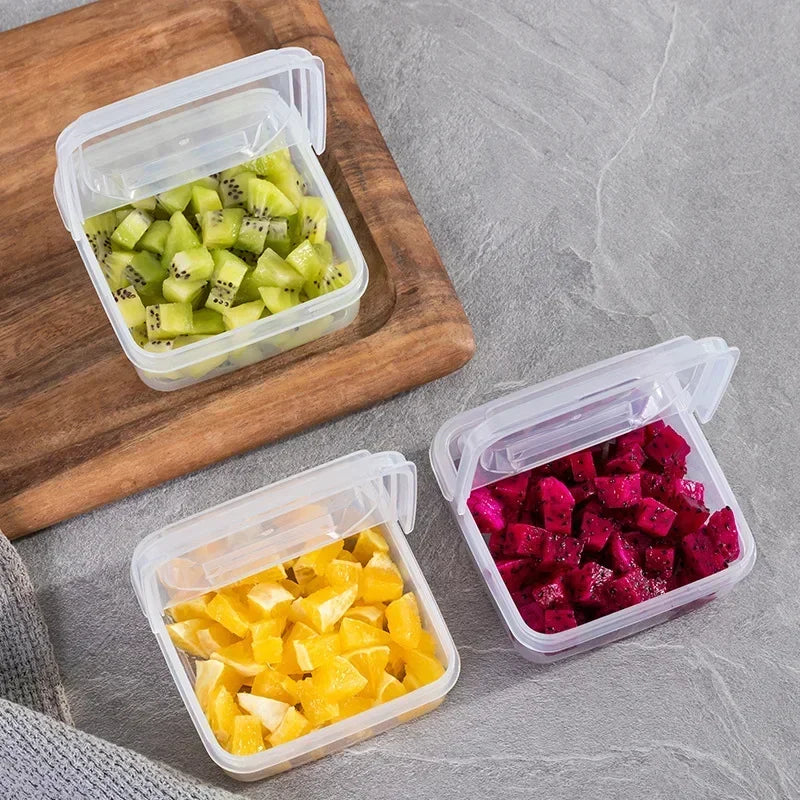 DecorBites™ Japanese Flip-Top Refrigerator Storage Box for Butter, Cheese Slices, and Spices