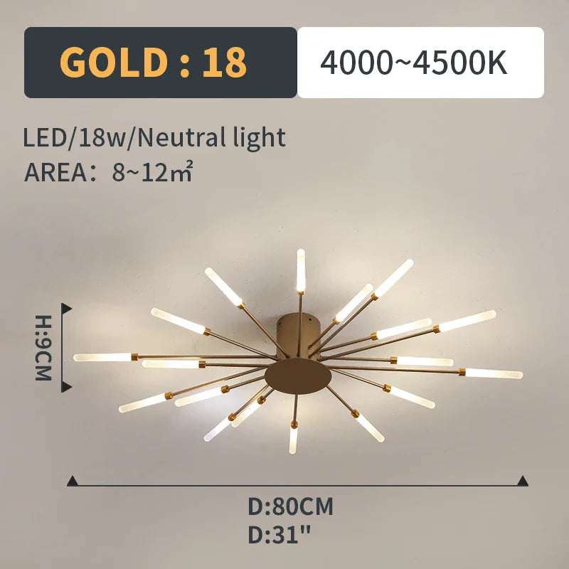 LED Fireworks Pendant Lamp