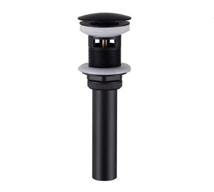 DecorBites™ Black Brass Bathroom Basin Faucet With Waterfall Design